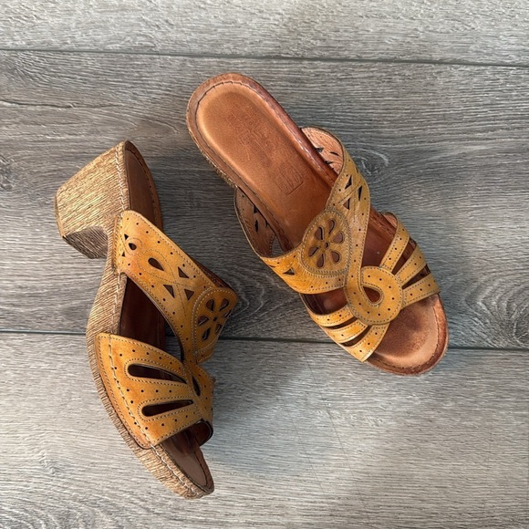 Volks Walkers brown tan sandals  size 39 - Picture 4 of 7